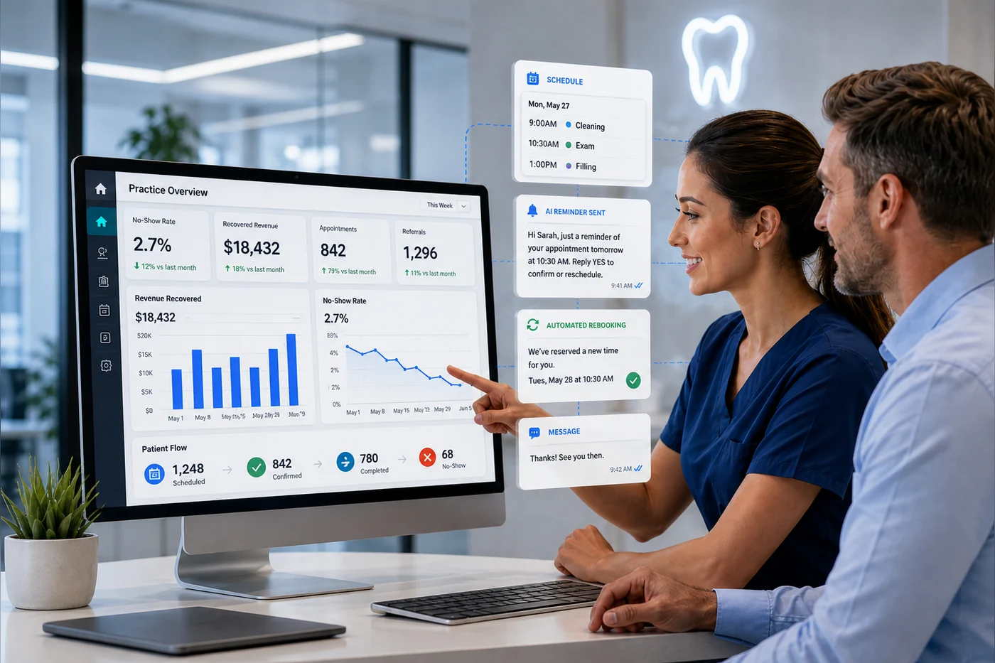 Automated Scheduling & No-Show Reduction